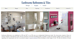 Desktop Screenshot of eastbournebathrooms.co.uk