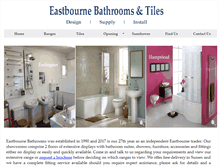 Tablet Screenshot of eastbournebathrooms.co.uk